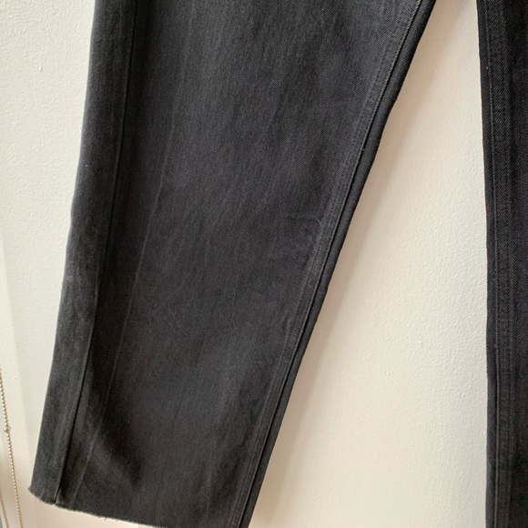 Zara Wide Leg High Rise Baggy Black Jeans - Picture 14 of 16